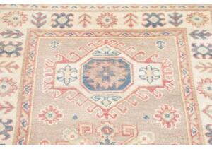 Tappeto Kazak Stilizzato Beige Blu 81x200 Cm
