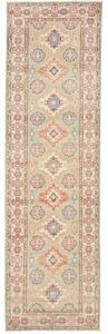 Tappeto Kazak Geometrico Verde Salvia Terracotta Corsia 88x298 Cm