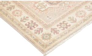 Tappeto Kazak Stilizzato Beige Rosa Antico 85x198 Cm