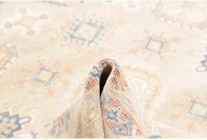 Tappeto Kazak Geometrico Beige Azzurro 207x306 Cm
