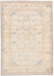 Tappeto Kazak Stilizzato Beige Azzurro 200x285 Cm