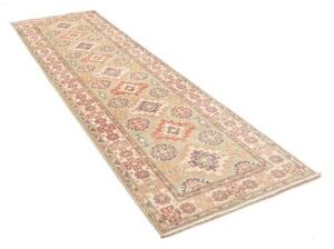 Tappeto Kazak Geometrico Verde Salvia Terracotta Corsia 88x298 Cm