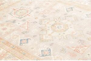 Tappeto Kazak Stilizzato Beige Azzurro 200x285 Cm