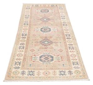Tappeto Kazak Stilizzato Beige Blu 81x200 Cm