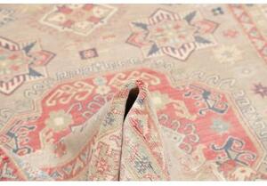 Tappeto Kazak Geometrico Beige Rosso Corallo 175x237 Cm