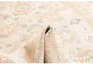 Tappeto Kazak Stilizzato Beige Azzurro 200x285 Cm