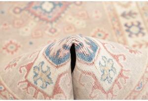 Tappeto Kazak Stilizzato Beige Blu 81x200 Cm