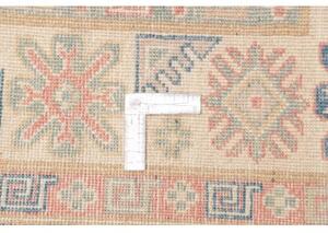Tappeto Kazak Stilizzato Beige Azzurro 200x285 Cm