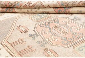 Tappeto Kazak Geometrico Avorio Rosa Antico 211x308 Cm