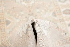 Tappeto Kazak Stilizzato Beige Azzurro 84x194 Cm