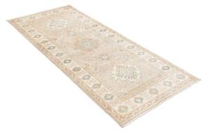 Tappeto Kazak Stilizzato Beige Azzurro 84x194 Cm