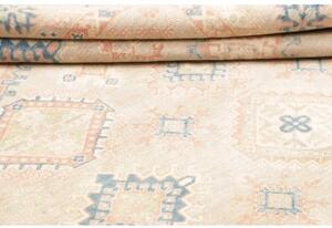 Tappeto Kazak Geometrico Beige Azzurro 207x306 Cm