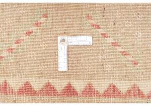 Tappeto Kazak Stilizzato Beige Rosa 188x276 Cm