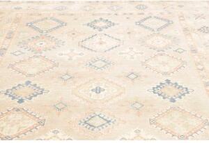 Tappeto Kazak Geometrico Beige Azzurro 207x306 Cm