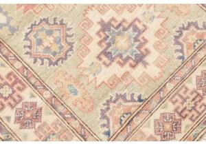 Tappeto Kazak Geometrico Verde Salvia Terracotta Corsia 88x298 Cm