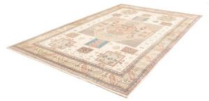 Tappeto Kazak Geometrico Avorio Rosa Antico 211x308 Cm
