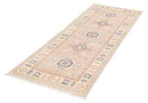 Tappeto Kazak Stilizzato Beige Blu Corsia 78x198 Cm