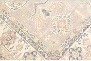 Tappeto Kazak Geometrico Grigio Beige 201x283 Cm