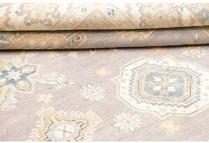 Tappeto Kazak Stilizzato Grigio Beige 195x304 Cm