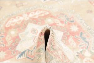 Tappeto Kazak Stilizzato Beige Rosa Antico 179x257 Cm