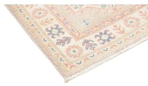 Tappeto Kazak Stilizzato Beige Blu Corsia 78x198 Cm