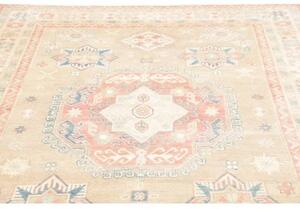 Tappeto Kazak Stilizzato Beige Rosa Antico 179x257 Cm