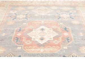 Tappeto Kazak Stilizzato Azzurro Pesca 205x283 Cm
