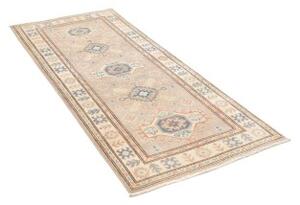 Tappeto Kazak Geometrico Grigio Chiaro Blu 86x198 Cm