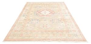 Tappeto Kazak Stilizzato Beige Rosa Antico 179x257 Cm