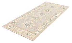 Tappeto Kazak Geometrico Grigio Perla Avorio 201x299 Cm