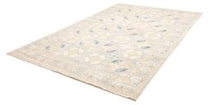 Tappeto Kazak Stilizzato Grigio Chiaro Blu 205x297 Cm