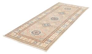 Tappeto Kazak Geometrico Grigio Chiaro Blu 86x198 Cm