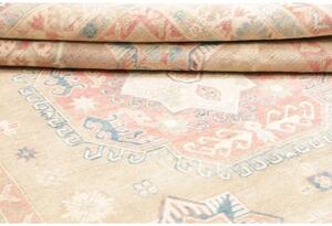 Tappeto Kazak Stilizzato Beige Rosa Antico 179x257 Cm