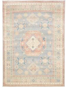 Tappeto Kazak Stilizzato Azzurro Pesca 205x283 Cm