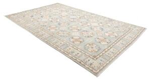 Tappeto Kazak Geometrico Celeste Beige 196x301 Cm