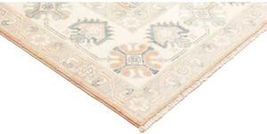 Tappeto Kazak Geometrico Pesca Azzurro 197x299 Cm
