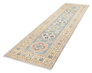 Tappeto Kazak Stilizzato Celeste Beige Corsia 81x294 Cm