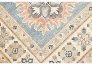 Tappeto Kazak Stilizzato Celeste Beige Corsia 81x294 Cm