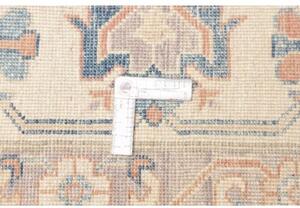Tappeto Kazak Geometrico Pesca Azzurro 197x299 Cm