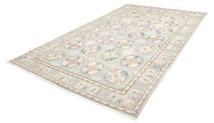 Tappeto Kazak Geometrico Celeste Beige 196x301 Cm
