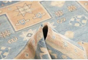 Tappeto Kazak Geometrico Azzurro Beige 164x200 Cm