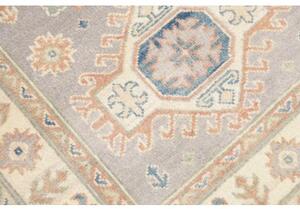 Tappeto Kazak Stilizzato Grigio Avorio 83x195 Cm
