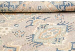 Tappeto Kazak Stilizzato Grigio Blu Avio 149x204 Cm