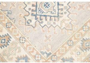 Tappeto Kazak Geometrico Grigio Beige 82x187 Cm