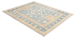 Tappeto Kazak Geometrico Azzurro Beige 164x200 Cm