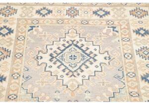 Tappeto Kazak Geometrico Grigio Beige 82x187 Cm
