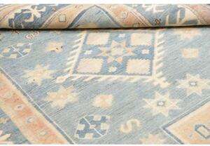 Tappeto Kazak Geometrico Azzurro Beige 164x200 Cm
