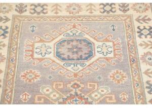 Tappeto Kazak Stilizzato Grigio Avorio 83x195 Cm
