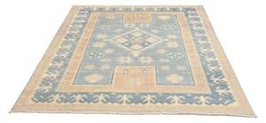 Tappeto Kazak Geometrico Azzurro Beige 164x200 Cm