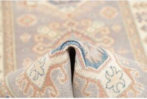 Tappeto Kazak Stilizzato Grigio Avorio 83x195 Cm